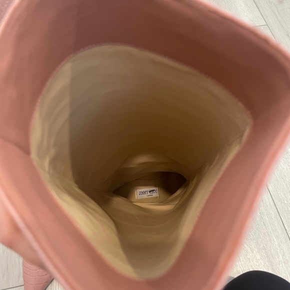 Jimmy Choo Pink Slouchy Mavis Boots - Picture 16 of 16